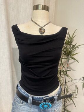 Classic Black Off-Shoulder Women’s Top
